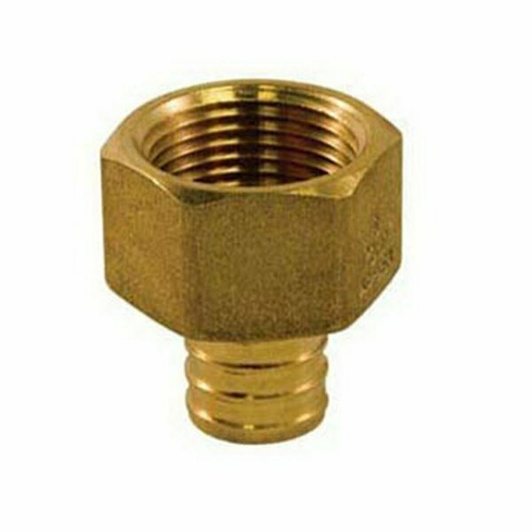 John L Schultz Pex Adapt Fem Brass 1/2in 9783-033